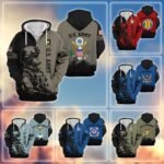 Premium US Veterans Zip Hoodie VT1610001