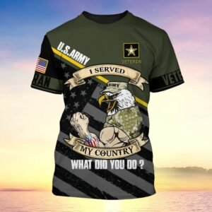 Premium US Veterans T-Shirt VT1810006 - Army, S