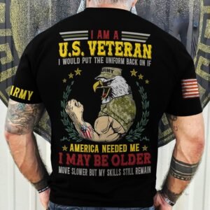Premium US Veterans T-Shirt VT1810007 - Army, S