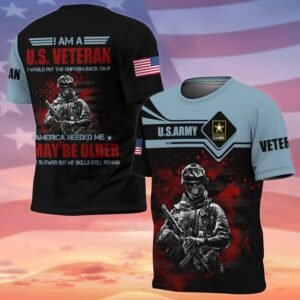 Premium US Veterans T-Shirt VT1810004 - Army, S