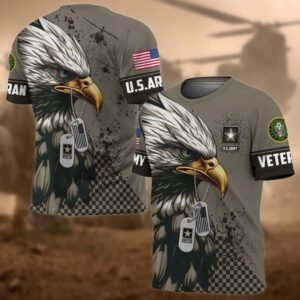 Premium US Veterans T-Shirt VT1810003 - Army, S