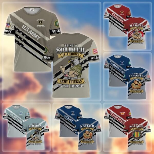 Premium US Veterans T-Shirt VT1810002