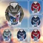Premium US Veterans Zip Hoodie VT1610022