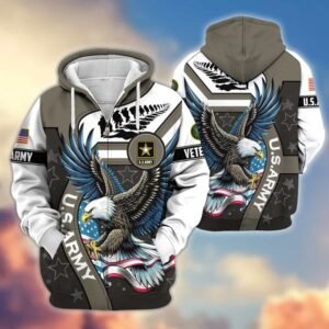 Premium US Veterans Zip Hoodie VT1610018 - Army, S