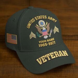 Premium Embroidered US Veterans Cap VT1910009 - Army