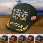 Premium Embroidered US Veterans Cap VT1910003