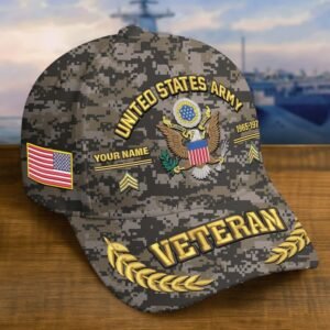 Premium Embroidered US Veterans Cap VT1910004 - Army