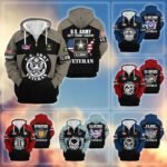 Premium US Veterans Zip Hoodie VT1610014