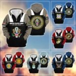 Premium US Veterans Zip Hoodie VT1610012