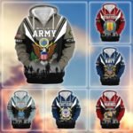 Premium US Veterans Zip Hoodie VT1610006