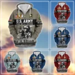 Premium US Veterans Zip Hoodie VT1610033