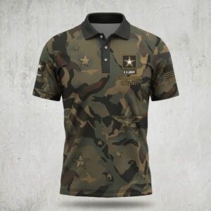Premium US Army Veteran Polo Shirt VT020606