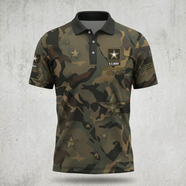 Premium US Army Veteran Polo Shirt VT020606