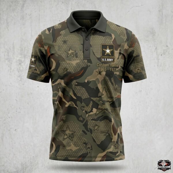 Premium US Army Veteran Polo Shirt VT020606